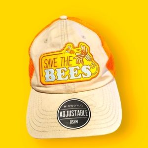 Adult Adjustable Baseball Cap  - Save The Bees 🐝